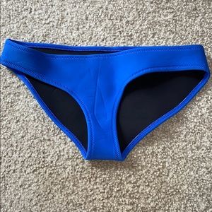 triangl blue bikini bottoms